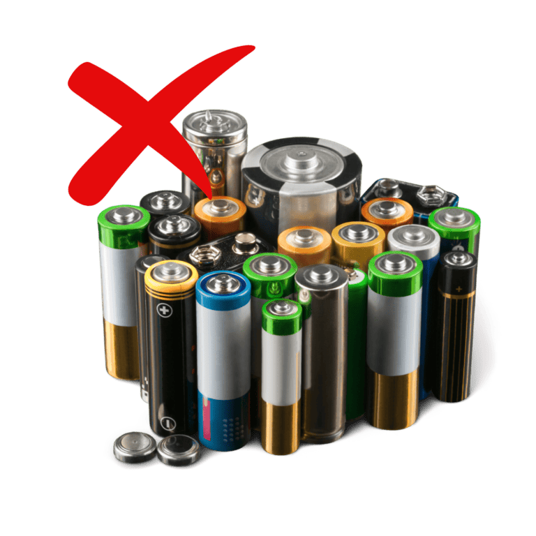 All types of batteries